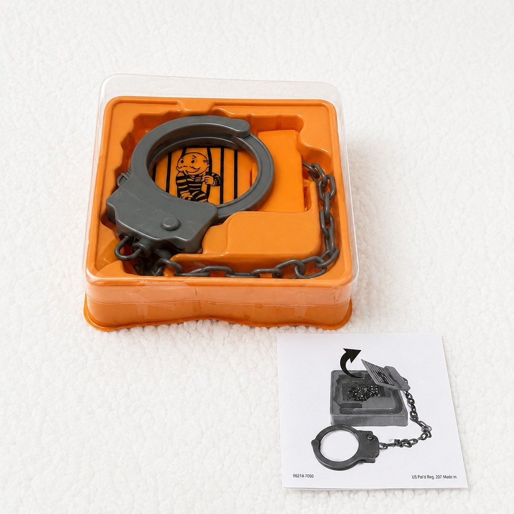 Monopoly Cheaters Edition Handcuff Unit Replacement Part Hasbro 2017 Complete